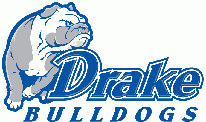 Drake Bulldogs 2005-2014 Primary Logo DIY iron on transfer (heat transfer)